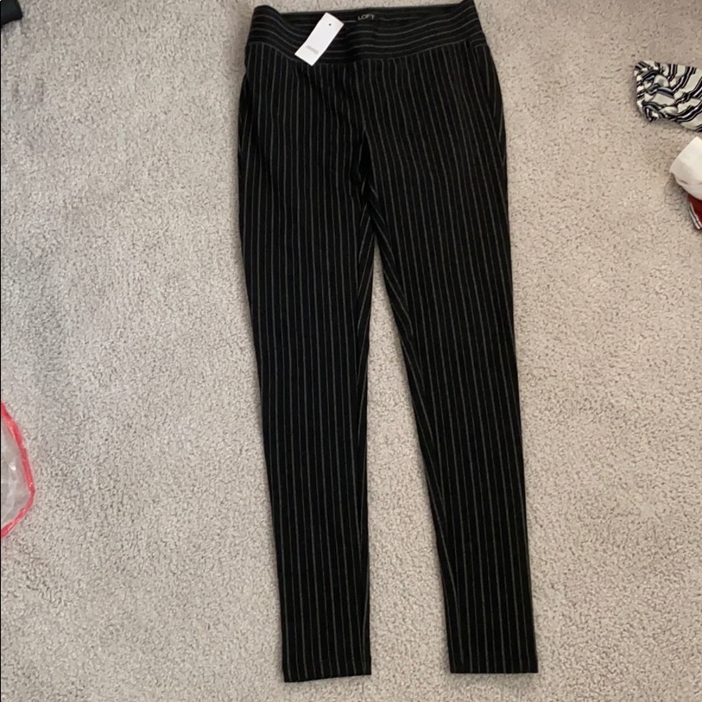 LOFT dress striped pants